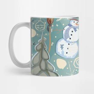 Winter Pattern Mug